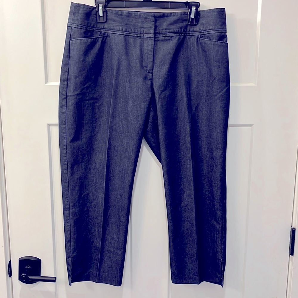 Tribal cropped dress pants